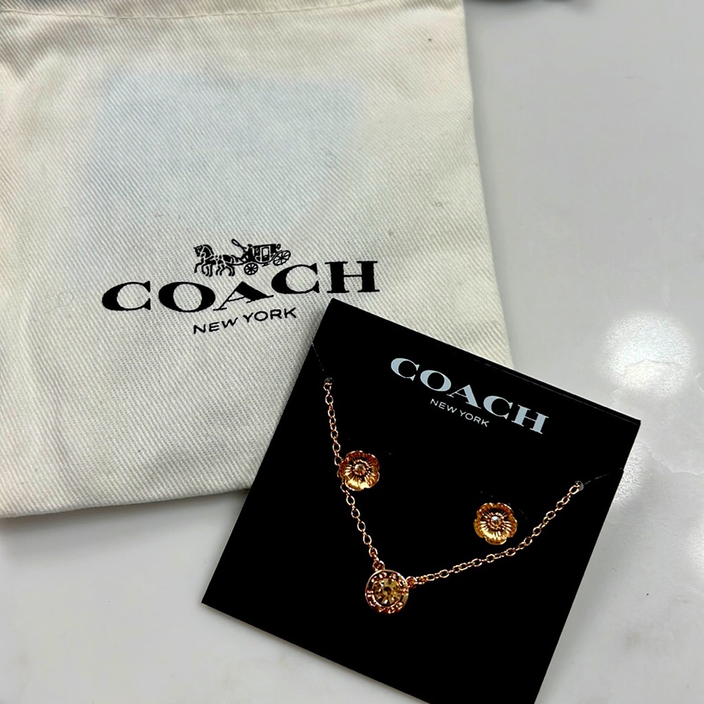 Brand new Coach jewelry